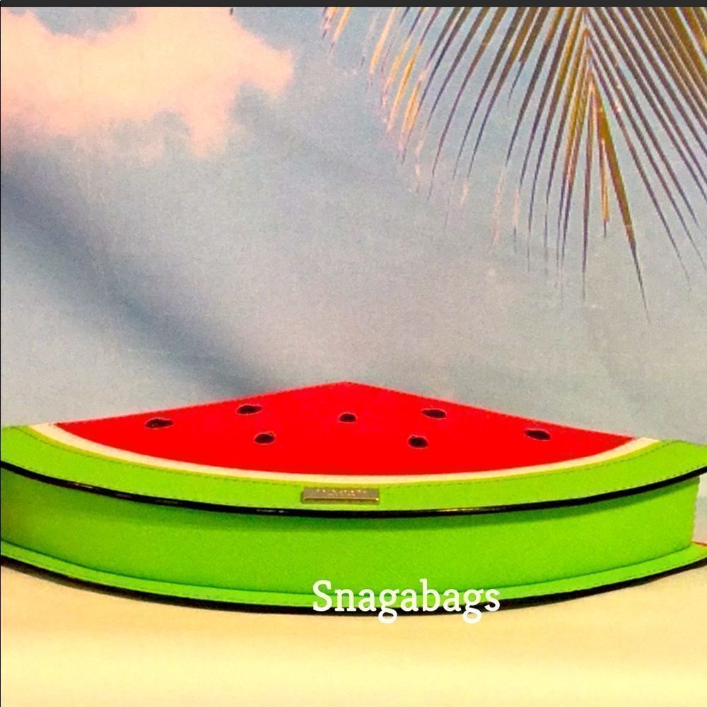 KATE SPADE WATERMELON CLUTCH PURSE - Picture 6 of 10
